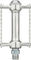 SYLVAN TOURING Plattformpedale - silber/universal