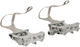 Alloy Toe Clips - silver/M