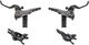Set Freins Disque av+arr XT BR-M8120/BR-M8100 Plaquettes Résine J-Kit - noir/set (roue avant et arrière)