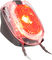 busch+müller Luz trasera LED Secula E con aprobación StVZO - rojo-transparente