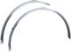 H1 Fender Set - smooth fluted-aluminium/43 mm / 28"