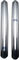 H1 Fender Set - smooth fluted-aluminium/43 mm / 28"
