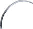 H1 Fender Set - fluted hammered-aluminium/43 mm / 28"