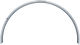 H1 Fender Set - fluted hammered-aluminium/43 mm / 28"