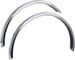 H80 Schutzblech Set VR + HR - smooth-aluminium/62 mm / 27,5"