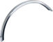 H80 Schutzblech Set VR + HR - smooth-aluminium/62 mm / 27,5"