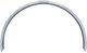 H80 Schutzblech Set VR + HR - smooth-aluminium/62 mm / 27,5"