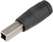 Tow Bar Connector w/ Lock for Pressed Square Tubes - black/23.5 mm