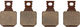 Type 8.R Race Brake Pads for 4 Piston MT Disc Brakes - universal/race