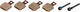 Type 8.R Race Brake Pads for 4 Piston MT Disc Brakes - universal/race