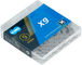 X9 Kette 9-fach - silver/9 fach
