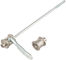 Adaptador de cierre rápido - plata/150 mm