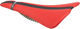 Sillín con cuero Speedneedle 20TWENTY Carbon - rojo/135 mm