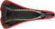 Selle Speedneedle 20TWENTY Carbon avec Cuir - rouge/135 mm