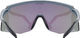 uvex pace stage S CV sports glasses - grey matte | mirror green