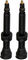 Valves Tubeless - 2 pièces - noir/44 mm