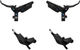 SRAM Code RSC v+h Set Scheibenbremse - black anodized-rainbow/Satz (VR + HR)