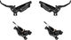 SRAM Set de frenos de disco Code RSC d+t - black anodized/set (RD + RT)