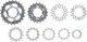 Cassette Dura-Ace CS-7900 10 velocidades - plata/11-23