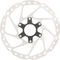 Shimano SM-RT64 Center Lock Brake Rotor for Deore w/ Internal Teeth - silver-silver/180 mm