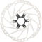 Shimano SM-RT64 Center Lock Brake Rotor for Deore w/ Internal Teeth - silver-black/203 mm