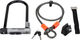 Kryptonite Candado de arco KryptoLok® con KryptoFlex - negro-gris/22.5 /10 