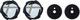 Northwave X-Dial SLW 2/3 Twist Closure System Repair Kit - white / black
