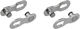 Kettenschloss SM-CN910-12 Quick-Link - 2 Stück - silber/12 fach