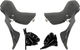 105 v+h Set BR-R7070 + ST-R7025 Scheibenbremse - silky black/Satz (VR + HR)