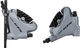 Shimano Set de Freins à Disque av+arr 105 BR-R7070 + ST-R7025 - spark silver/set (roue avant et arrière)