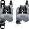 105 v+h Set BR-R7070 + ST-R7025 Scheibenbremse - spark silver/Satz (VR + HR)