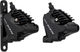 Shimano 105 v+h Set BR-R7070 + ST-R7025 Scheibenbremse - silky black/Satz (VR + HR)