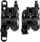 Shimano 105 BR-R7070 + ST-R7025 Disc Brake Set - silky black/set (front+rear)