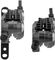 Set de frenos de disco d+t GRX BR-RX810 + Di2 ST-RX815 - negro-gris/set (RD + RT)