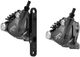 Set de frenos de disco d+t GRX BR-RX810 + Di2 ST-RX815 - negro-gris/set (RD + RT)