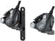 Shimano GRX BR-RX810 + ST-RX810 / BL-RX810 Disc Brake Set - black-grey/set (front+rear)