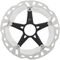 Shimano RT-EM810 Center Lock Brake Rotor for STEPS w/ External Teeth - silver-black/180 mm