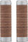 Brooks Plump Leather Grips Lenkergriffe Modell 2023 - brown/130 mm