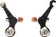 PAUL Touring Cantilever Short Pull v+h Set Felgenbremse - black/Set
