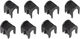 Front-Roller City Fahrradtaschen - schwarz/25 Liter