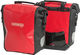 Front-Roller City Fahrradtaschen - rot-schwarz/25 Liter