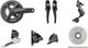 Grupo Ultegra R8000 2x11 34-50 con freno de disco - negro-antracita/175,0 mm 34-50, 11-28