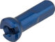 Sapim Polyax Aluminium-Nippel - 20 Stück - blau