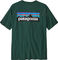 Patagonia T-Shirt P-6 Logo Responsibili-Tee - cascade green | L