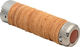 Brooks Plump Leather Handlebar Grips - honey | 130 mm