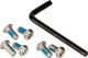 TRP Disco de frenos TR-13 6 agujeros 2 piezas - negro-plata/140 mm