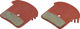Kool Stop Disc Aero-Kool Brake Pads for Shimano - organic - aluminum/SH-004