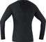 GORE Wear M Base Layer Shirt L/S Unterhemd - black | M