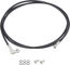 Trickstuff Beta Kevlar Brake Line Kit Angle / Banjo for Piccola - black-silver/1700 mm