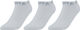 Craft Core Dry Shaftless Socks 3-Pack - white/40 - 42
